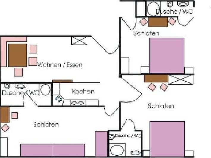 Ferienwohnung für 6 Personen, mit Terrasse und Garten in Hohenlohe - 4