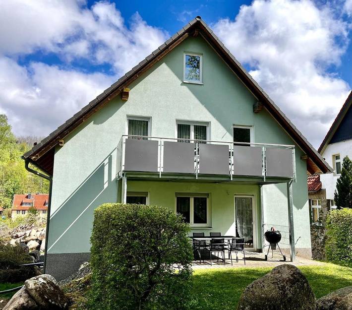 Ferienhaus für 16 Personen, mit Balkon und Garten in Schierke