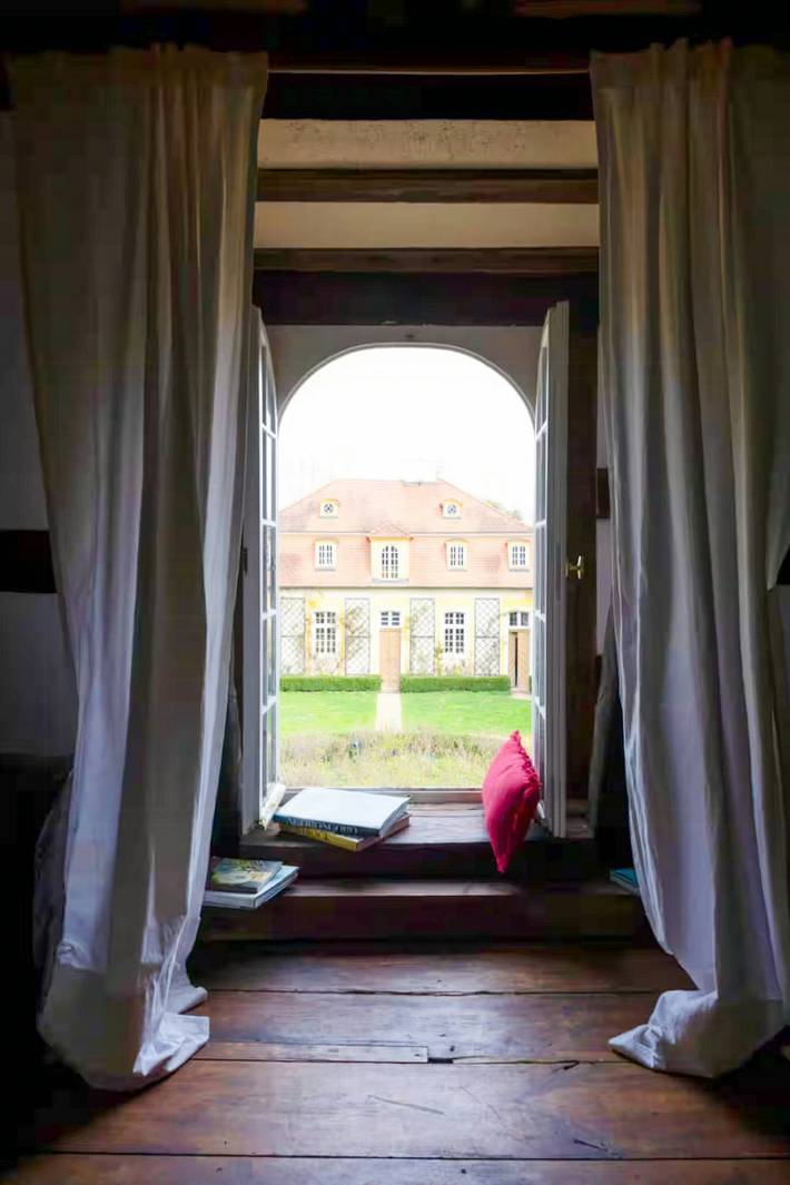 Historisches Fachwerk-Loft am Schlosspark in Unterschwaningen, Fränkisches Seenland