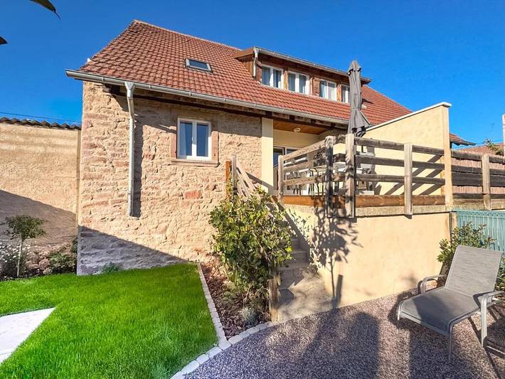 Location de vacances pour 4 personnes, avec jardin, animaux acceptés à Marlenheim