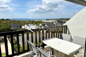 Gîte pour 4 personnes, avec balcon et piscine à Guidel Plage