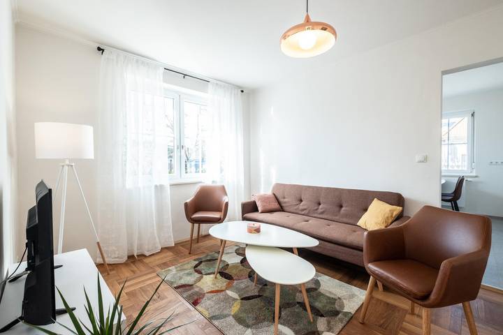 Ferienwohnung für 4 Personen, mit Terrasse und Garten in Bad Waltersdorf