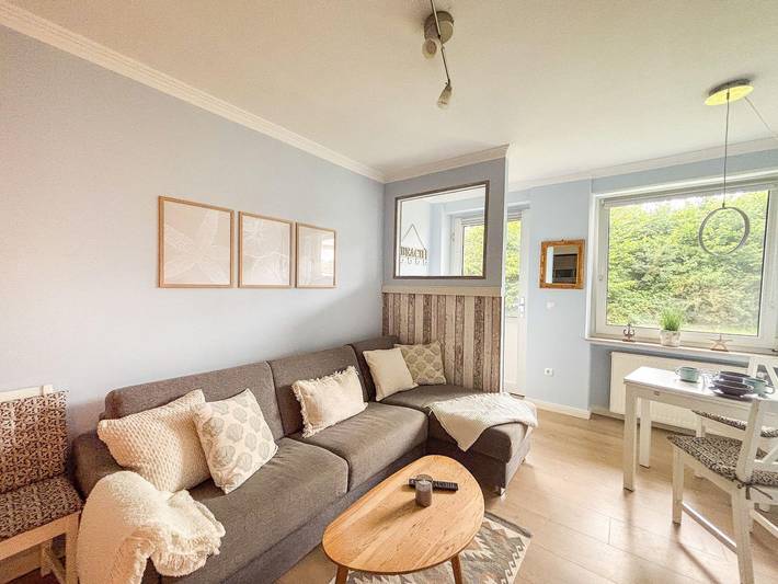 Ferienwohnung für 3 Personen, mit Sauna und Pool sowie Terrasse in Sahlenburg