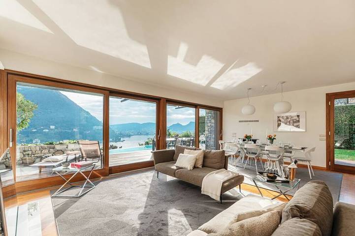 Villa für 10 Personen, mit Garten und Pool sowie Balkon in Como - 4