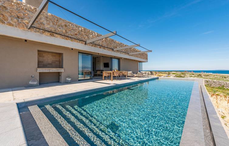 Ferienhaus für 10 Personen, mit Terrasse und Pool in Povljana - 2