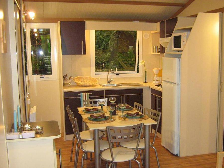 Camping Les Naïades - Chalet 6 personen - Samoa - 32m² - 3 Schlafzimmer in Chatel-Chéhéry, Ardennen