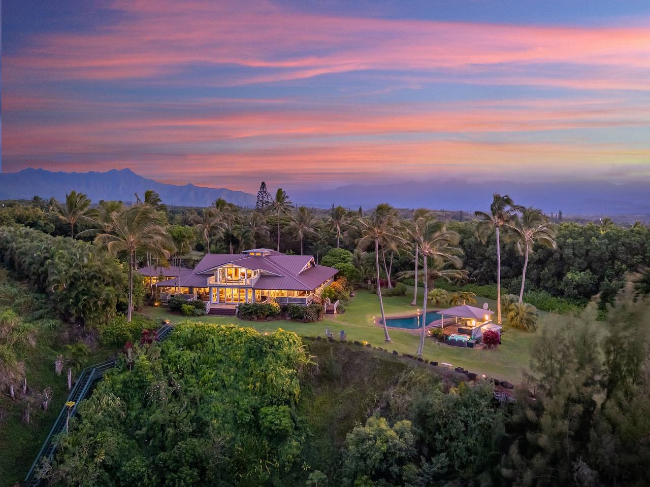 Secret Beach House in Kilauea in Kalihiwai, Kauai