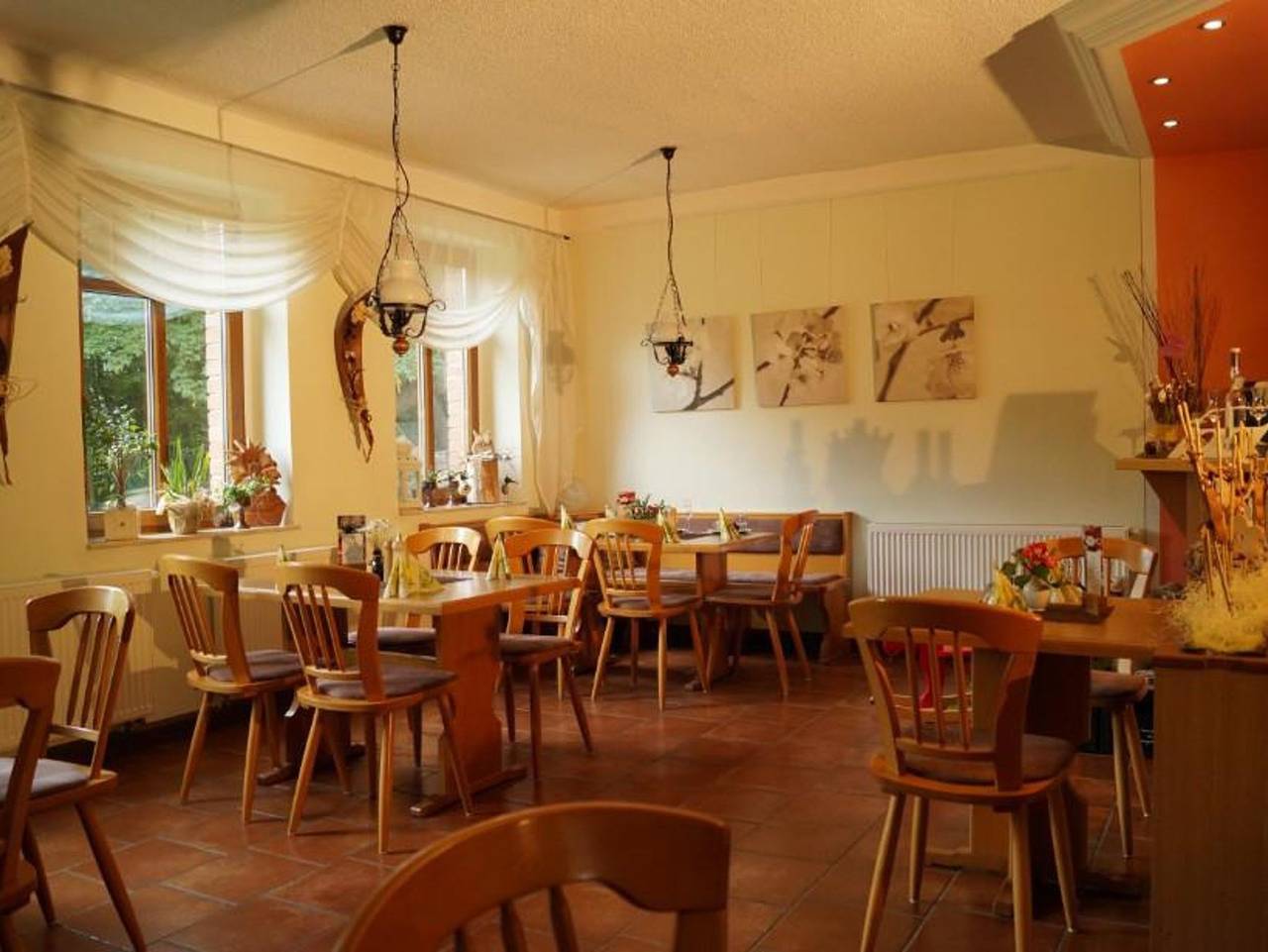 Bio-Berggasthof Beckenbergbaude - Vierbettzimmer in Eibau, Kottmar