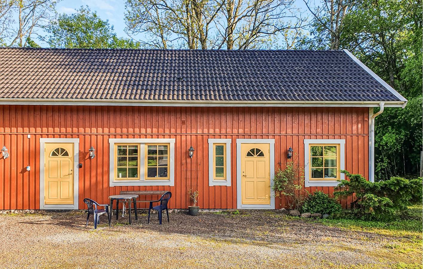 Lägenhet för 4 Personer, med trädgård