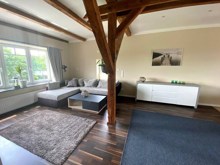 Ferienwohnung für 6 Personen, mit Balkon und Terrasse sowie Ausblick an der Eider - 2