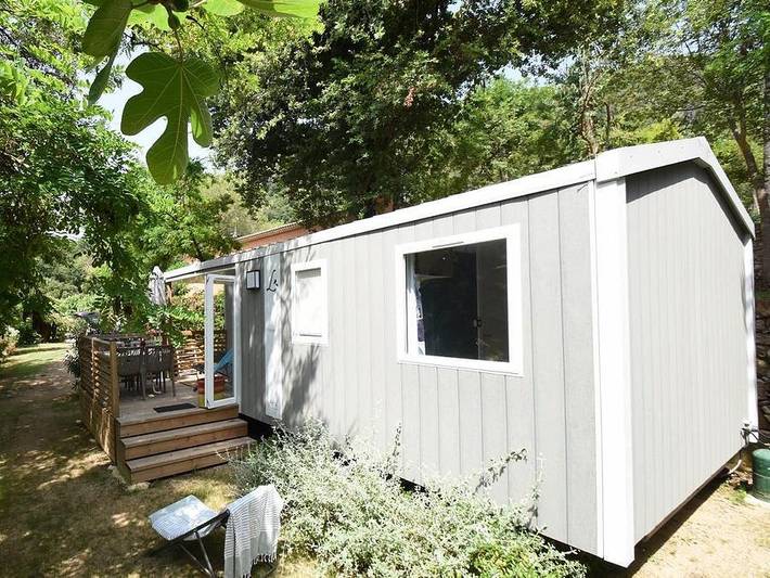 Camping Sites et Paysages - Les Pinèdes  - Mobilheim 4 personen - Cottage Privilège Pacifique in La Colle-sur-Loup, Mittelmeerküste (Frankreich)
