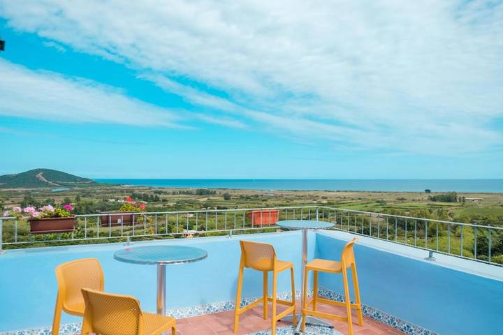 Apartament wakacyjny dla 3 osób, z widok i taras w Posada