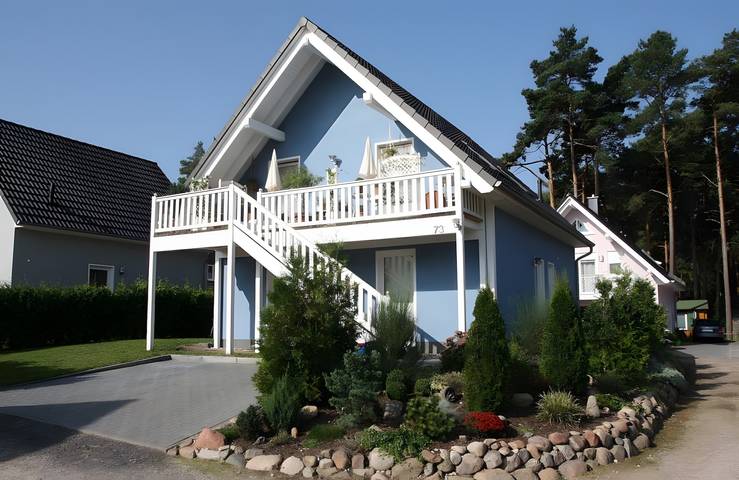 Ferienwohnung für 4 Personen, mit Sauna und Garten, mit Haustier an der Müritz