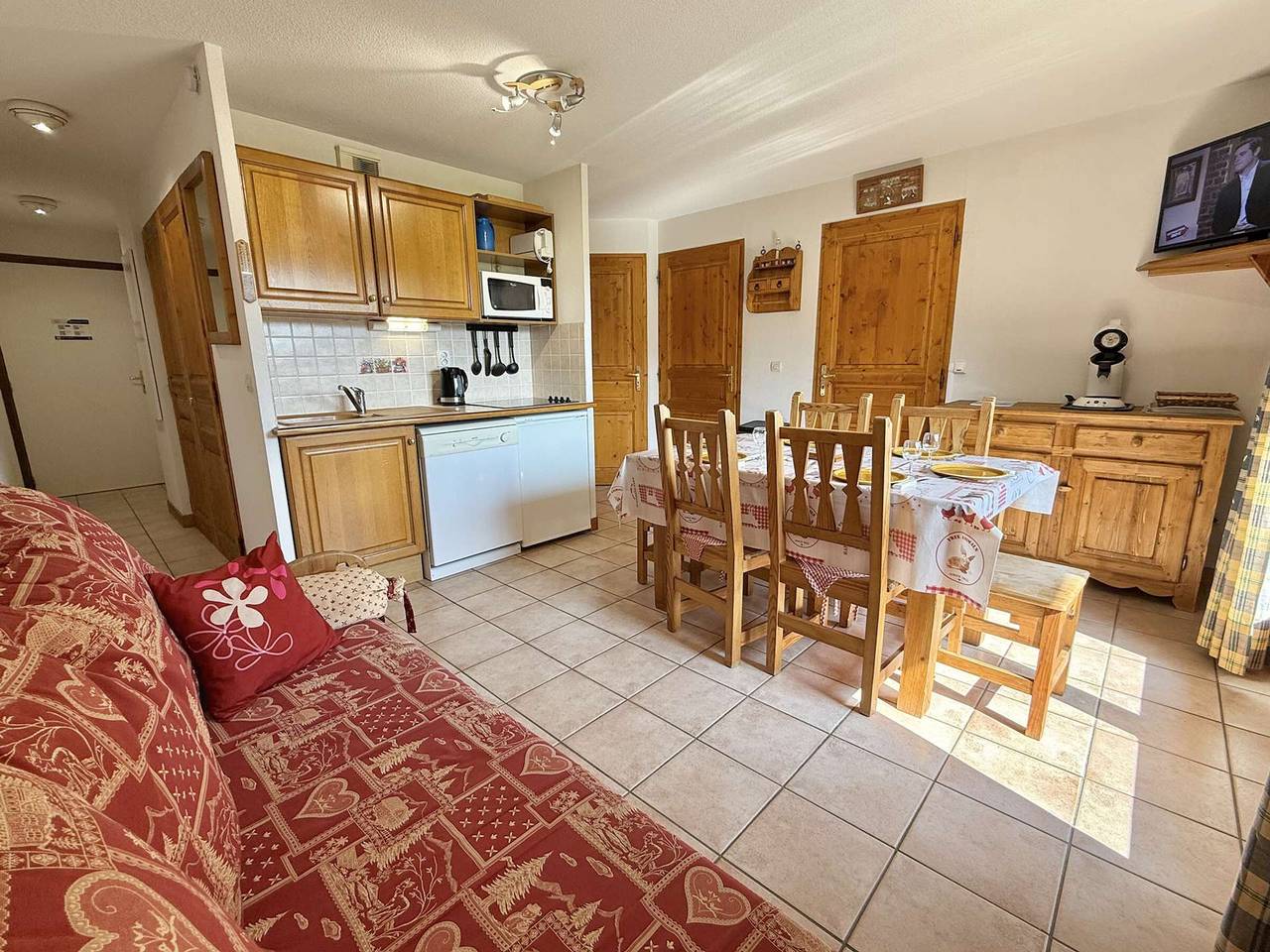 Appartement entier, Spacieux 3 pièces à Praz-sur-Arly, balcon sud-ouest, garage, proche centre et remontées mécaniques in Praz-sur-Arly, Pays du Mont-Blanc