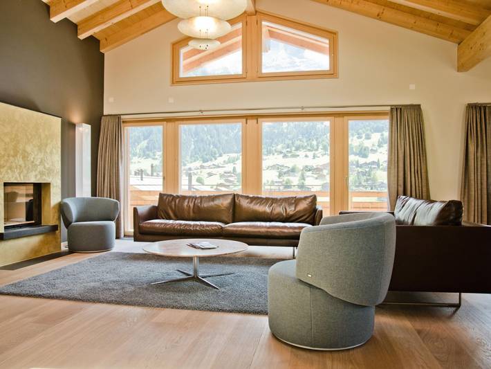 Ferienhaus für 12 Personen, mit Balkon und Sauna sowie Garten im Berner Oberland - 2