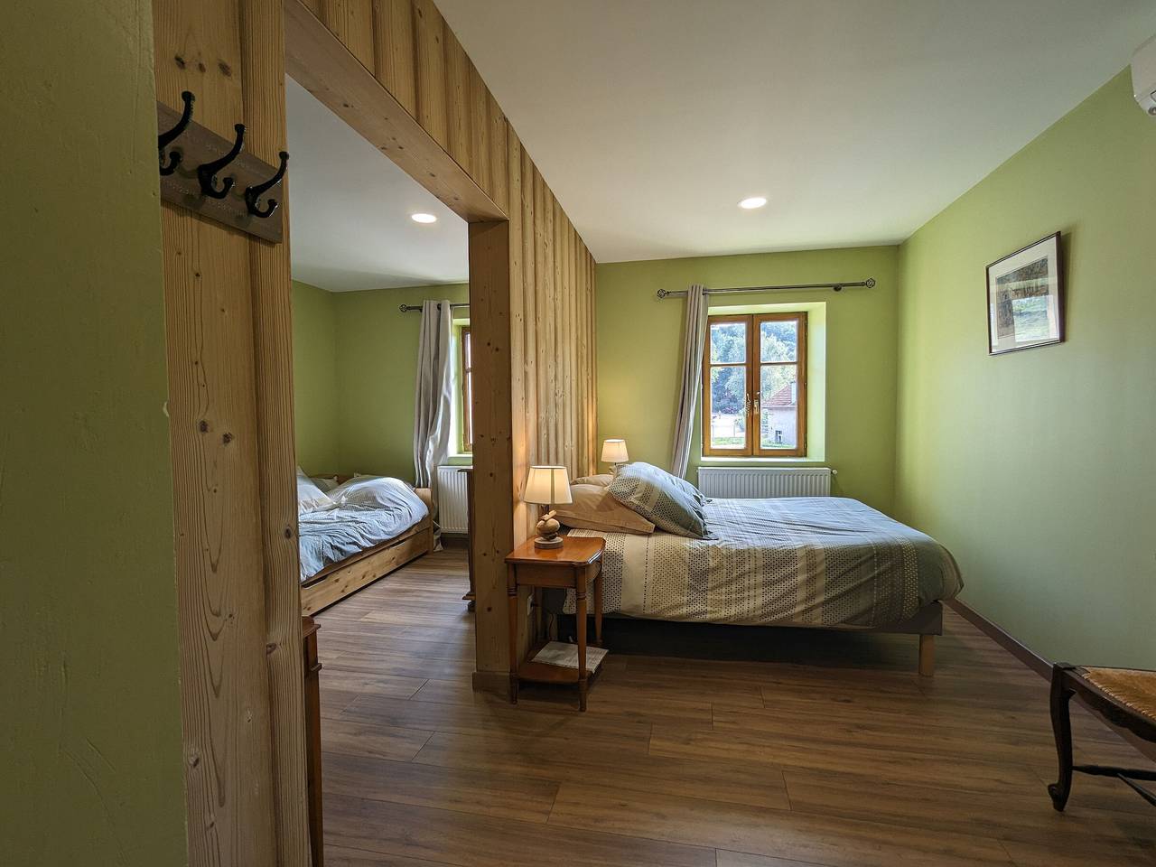 Chambre familiale climatisée avec accès jardin in Rehaupal, Saint-Dié-des-Vosges