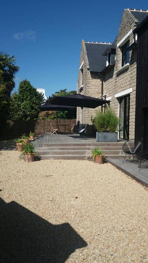 Chambre d’hôte pour 2 personnes, avec Terrasse ainsi que Jardin et Vue à Combrit