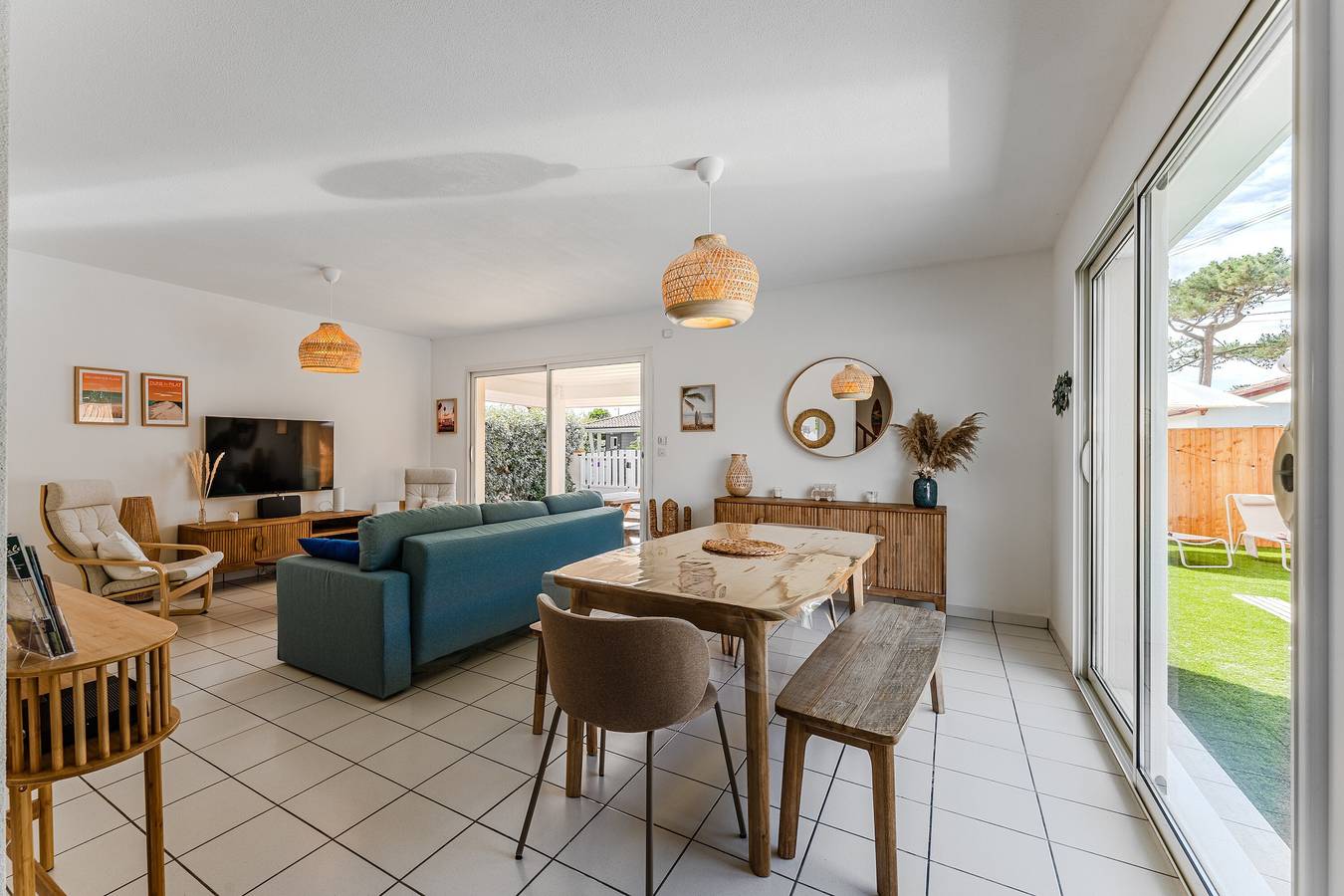 Villa met Zwembad in Biscarrosse op 500m van het Strand in Biscarrosse Plage, Biscarrosse