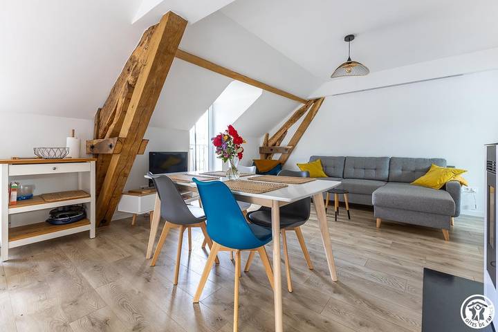 Gîte pour 4 personnes, avec Terrasse et Vue