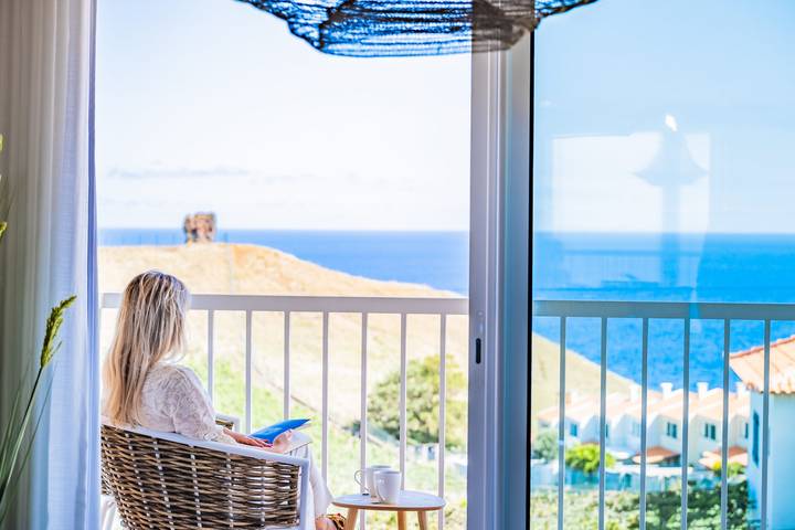 Agriturismo voor 4 personen, with Uitzicht op zee and Balkon as well as Terras op Madeira