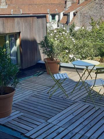 Cottage pour 2 personnes, avec terrasse et vue à Bruges