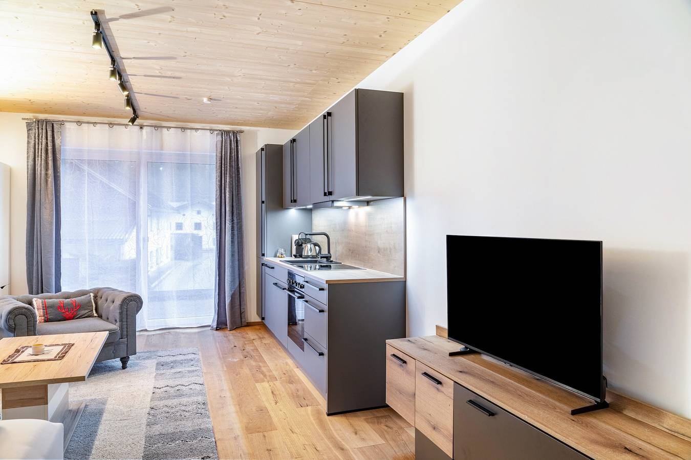 Ganzes Studio, Apartment „Studio Mühle“ mit Bergblick und Wlan in Scharnitz, Arnspitzgruppe