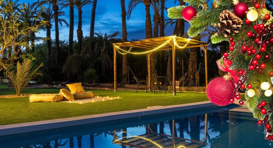 Casa de vacaciones para 8 personas, con jardín en Elche