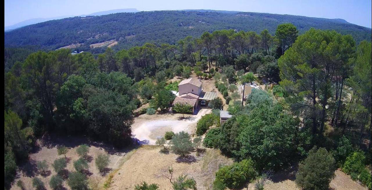 Twin Room with Terrace in Barjols, Région de Brignoles