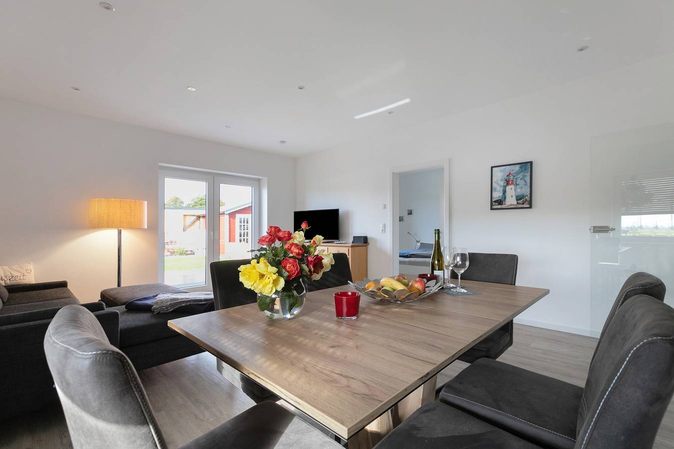 Ganze Wohnung, Ferienwohnung 'Seelenwärmerstuuv' mit privater Terrasse, privatem Garten und Wi-Fi in Kronprinzenkoog, Nordseeküste