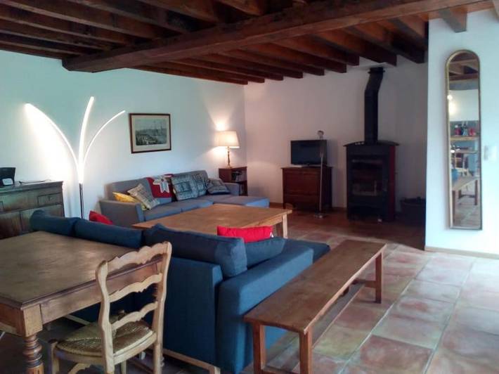 Location de vacances pour 10 personnes, avec piscine ainsi que vue et jardin à Écrainville - 4