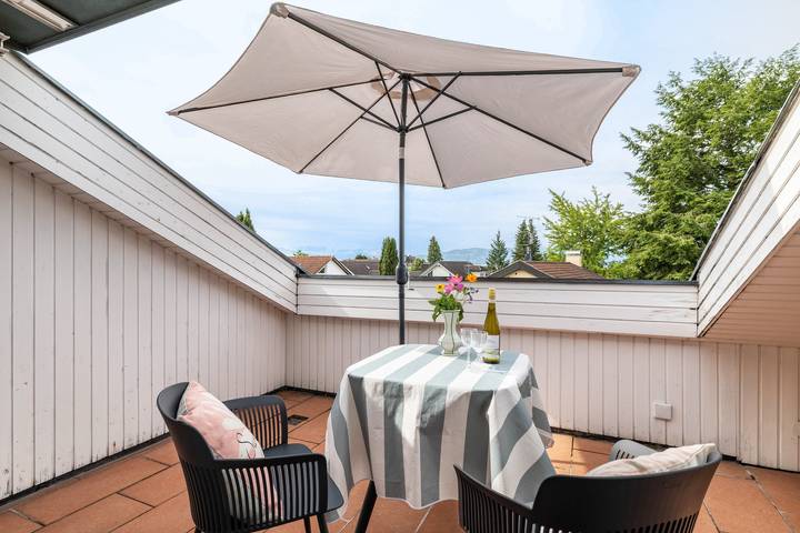 Ferienwohnung für 2 Personen, mit Balkon und Seeblick in Wasserburg (Bodensee)