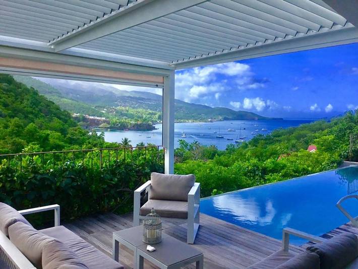 Villa pour 6 personnes, avec piscine ainsi que vue et jardin