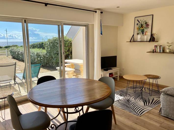 Gîte pour 2 personnes, avec vue ainsi que terrasse et jardin dans Plage Ker-Elisabeth - 3
