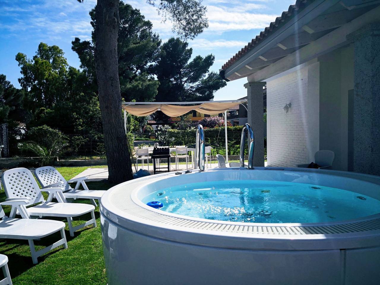 Villa Ikebana exklusiv in Porto Pino in Spiaggia di Porto Pino, Porto Pino