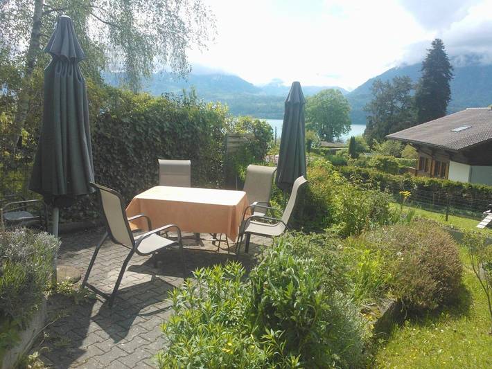 Location de vacances pour 2 personnes, avec vue sur le lac ainsi que jardin et terrasse, animaux acceptés à Sigriswil - 4
