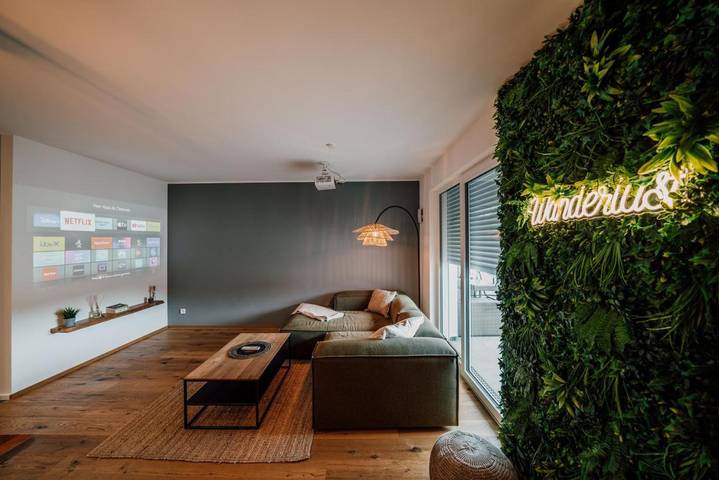 Ferienwohnung für 4 Personen, mit Balkon und Terrasse sowie Ausblick in Echternacherbrück