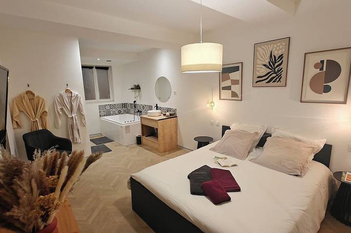 Appartement de vacances pour 2 personnes, avec Jacuzzi