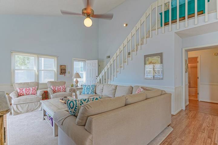 Vacation house for 10 people, with balcony in Sunset Beach (NC)