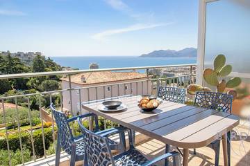 Gîte pour 2 personnes, avec balcon dans Cannes La Bocca