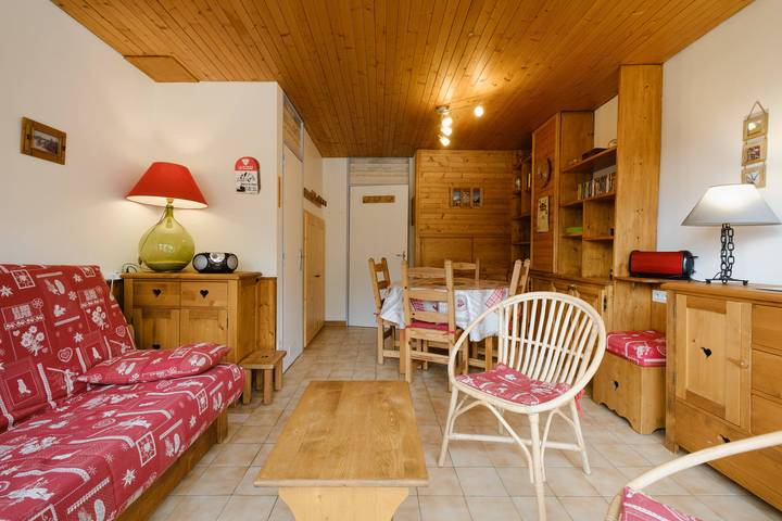 Apartamento entero, Apartamento de vacaciones para 6 personas con balcón/terraza in Lac des Confins, La Clusaz