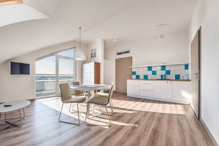 Apartament wakacyjny dla 4 osób, z taras, zwierzęta dozwolone w Sianożęty