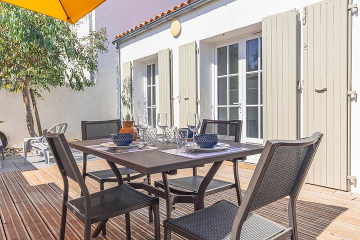 Maison de vacances pour 4 personnes, avec Jardin