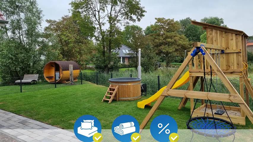 Ferienhaus für 10 Personen, mit Haustier