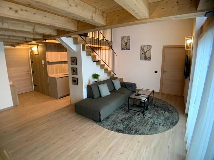 Gîte pour 6 personnes, avec sauna ainsi que balcon et vue dans Padola - 2