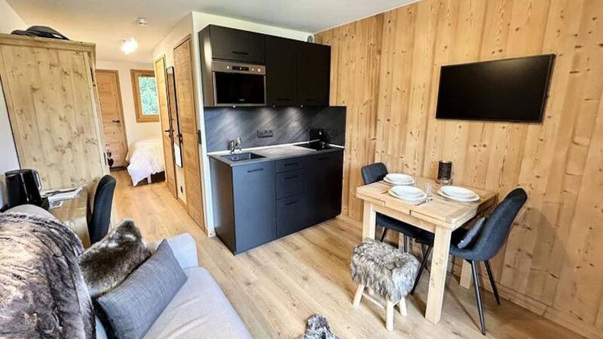 Chalet pour 5 personnes, avec balcon à Demi-Quartier