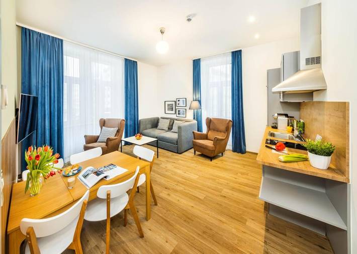 Apartahotel para 6 personas en Viena