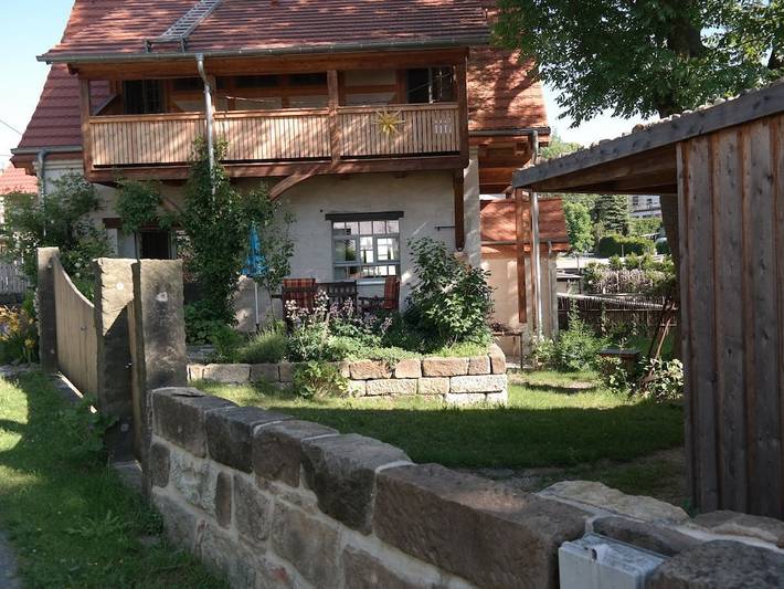 Ferienhaus für 5 Personen, mit Balkon und Terrasse sowie Garten in Bastei