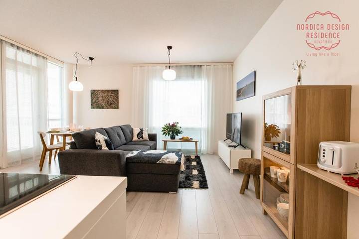 Ferienwohnung für 4 Personen, mit Terrasse und Sauna sowie Ausblick und Seeblick in Rovaniemi - 4