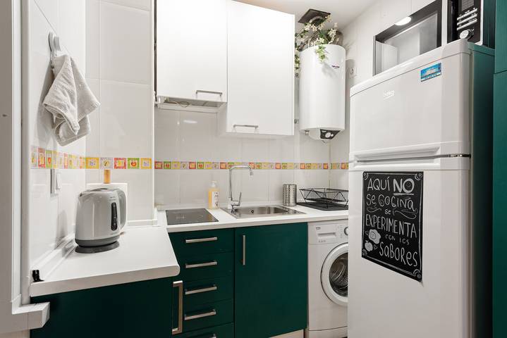 Entire apartment, Apartment 'Green Flat In City Center' with Wi-Fi and Air Conditioning in Málaga Central District, Malaga