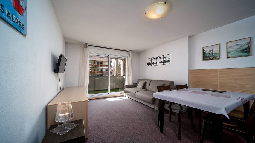 Studio pour 4 personnes, avec Balcon